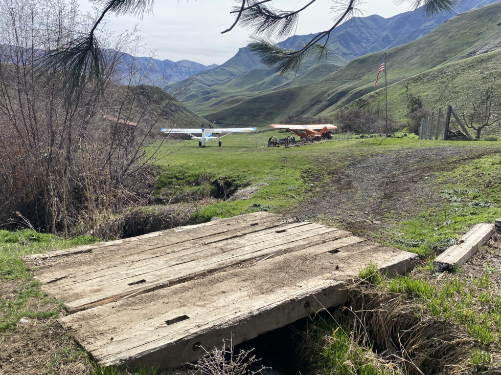 Wapshilla is another great airstrip not far from Hells Canyon and up above the lower Salmon River. This photo was taken in March during a multi-day airplane camp trip in Oregon and Idaho